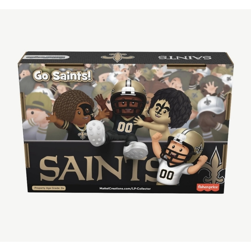 Fisher-Price Little People Collector x NFL New Orleans Saints Set. - Picture 6 of 6